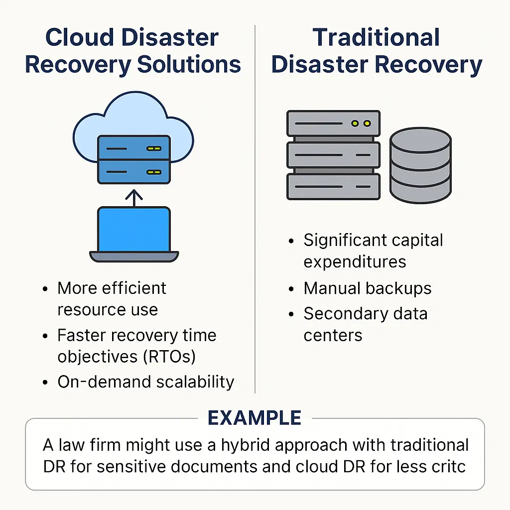 cloud disaster recovery vs traditional disaster recovery