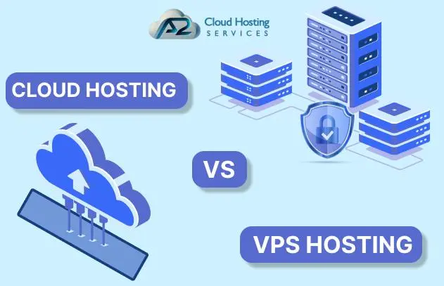 difference between virtual private server and cloud hosting