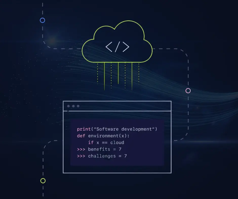 cloud software development means