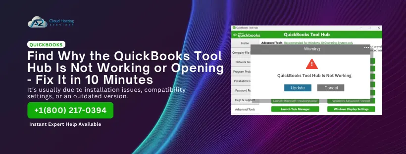 find why the quickbooks tool hub is not working or opening - fix it in 10 minutes