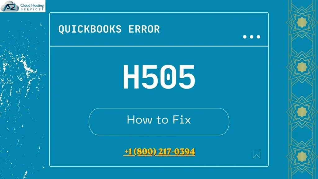 QuickBooks Error H505