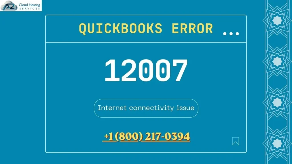 QuickBooks Error 12007 