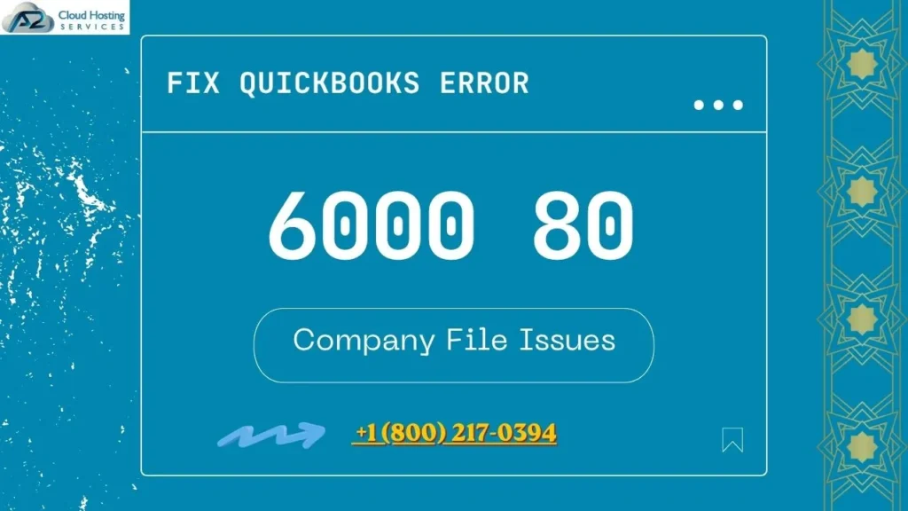 QuickBooks Error 6000 80 